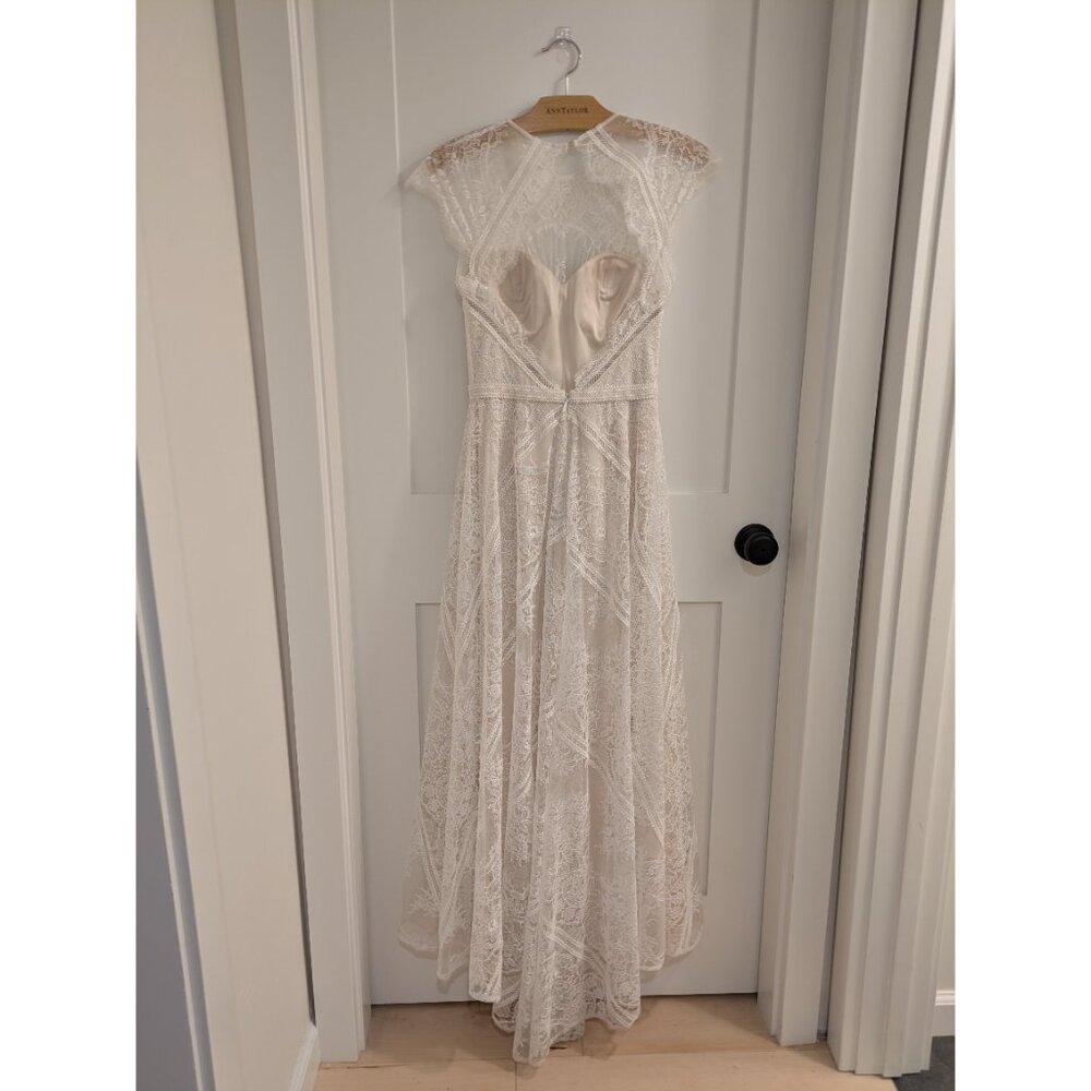 Catherine Deane Natania Ivory White Lace Wedding Dress Size - Picture 12 of 16